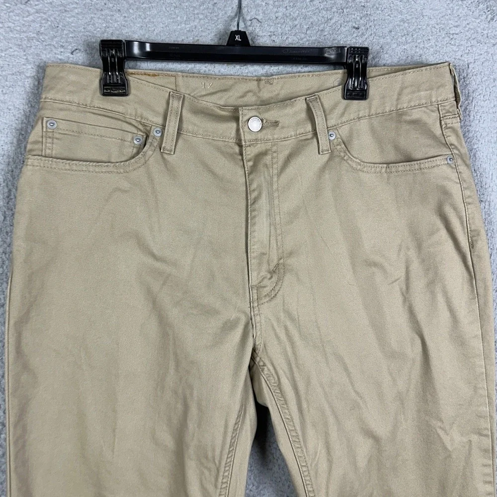 Levis 541 Jeans Mens 36X30 Tan All Seasons Tech Athletic Taper Stretch Denim